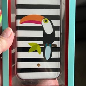 Kate Spade Striped Toucan Phone Case